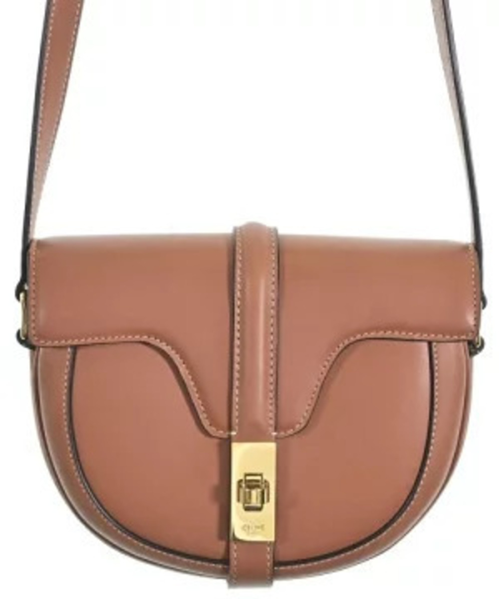 Celine Macadam Shoulder Bag Brown